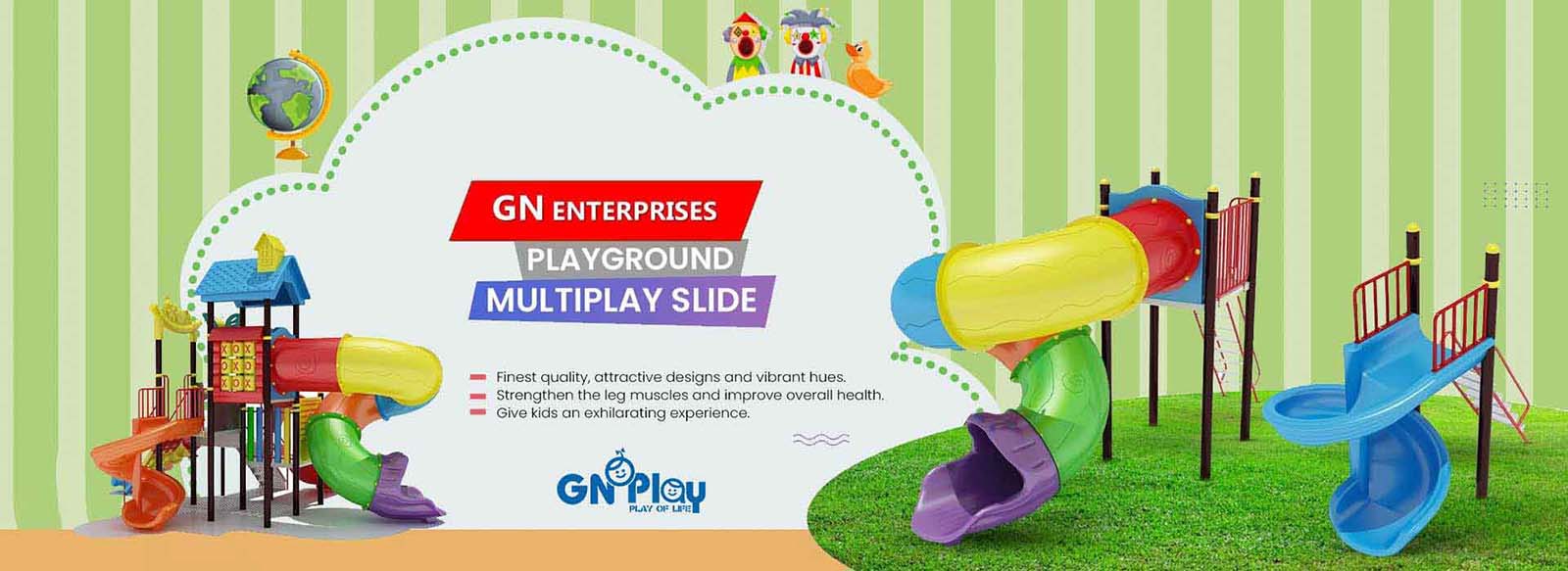 Playground Multiplay Slide Manufacturers in Jaipur